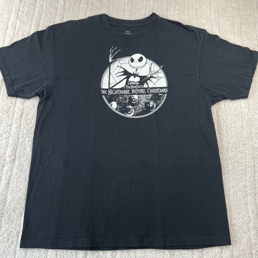 Nightmare Before Christmas Black Graphic T-shirt size XL